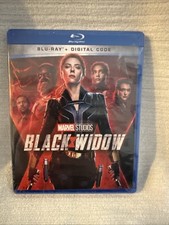Marvel Black Widow (Blu-ray + Digital, 2021) New Scarlett Johansson Avengers picture