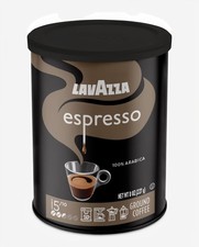 Lavazza Espresso Ground Coffee Medium Roast 100% Arabica 8 oz Tin Pack of 6 picture