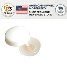 Elegant White Screw Covers - Pack of 14 for Aesthetically Pleasing Protection picture