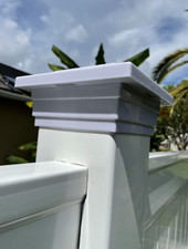 5-pk Solar White Cap Light With 4 Bright White SMD LED For 5