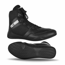FISTRAGE Boxing Shoes  Microfiber Leather Kickboxing And Training With Sting Bag picture