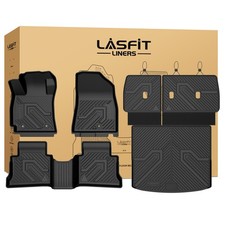 LASFIT Floor Liners & Cargo Mat with Seatback for Kia Seltos 2027 TPE Heavy Duty picture