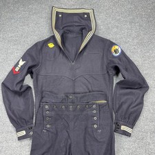 VTG Men's WW2 US Navy Shirt & Pants Crackerjack Wool Uniform Small Minesweeper picture