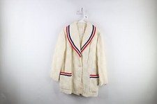 Deadstock Vtg 60s 70s Streetwear Womens 12 Lined Knit Cardigan Sweater Jacket picture