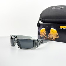 Oakley Gascan OO9014 Transparent Gray Frame Gray Lens Sunglasses New w/ Box picture
