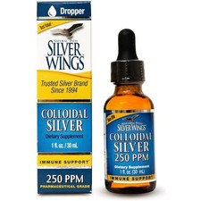 Natural Path / Silver Wings Colloidal Silver 250 ppm 1 oz. picture
