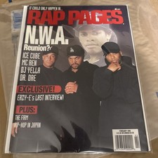 Rap Pages Ice Cube Dr. Dre NWA Feb 1998 Magazine In Very Good Condition picture