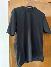 Études Black T Shirt With Embroidered Logo Size L picture