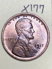 1917-D LINCOLN WHEAT CENT, coin #X177 picture