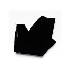 Lululemon Surge Jogger Mens Large Black Running Pants Ankle Zip Reflective Trim picture