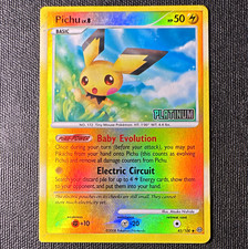 Nintendo Pichu Platinum 45/100 Reverse Holo Promo EN 2008 HP 50 picture