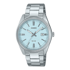 CASIO COLLECTION MTP-1302DA-2A2 Blue Stainless Steel Men's Watch picture