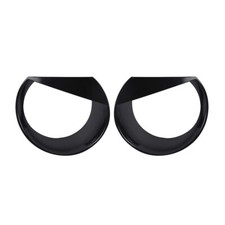 Fit 2015 2016 2017 Jeep Renegade ABS Angry Eyes Headlight Bezels Cover Black *2 picture