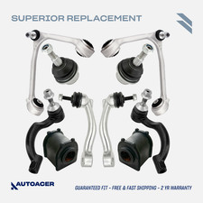 AUTOACER 10p Front Control Arms Ball Joints Links & Tie Rod Kit For Jaguar XF XK picture