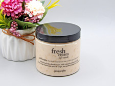 Philosophy Fresh Cream Soft Suede Hydrating Body Cloud Cream Beads 16 oz New picture