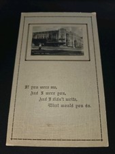 1912 Hotel De Haas Fremont Michigan RPPC Real Photo Postcard picture