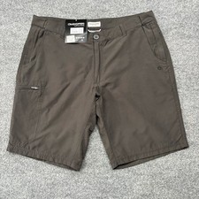 NWT Craghoppers Shorts Mens 38 Black Pepper Kiwi Trek Outdoors Hike Trail Travel picture