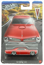 Hot Wheels Silver Series 2025 HW Pontiac 5/5 Red ‘66 Pontiac GTO (Metal Base) picture