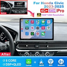 12.5'' 2K Screen For Honda Civic 2023-2025 Android Radio Carplay Android Auto picture
