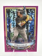 2024 Bowman Sterling - MAGENTA - Ethan Salas #BSP-49 🔥/75🔥 FS picture