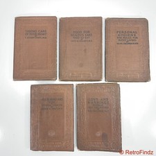 Vintage 1924 National Health Series Books Lot of 5 Funk & Wagnalls picture