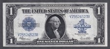 1923 $1 LARGE Size BEAUTIFUL CRISP XF+/AU Silver Certificate picture