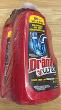 Drano Max Gel Ultra Drain Clog Remover 80 oz Value Size Pack of 2 Drain Cleaner picture