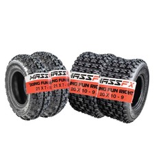 21x7-10 & 20x10-9 NEW ATV TIRE SET (All 4 Tires) Yamaha Raptor 660 700 700R picture