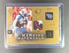 2009 SPX Winning Materials Chris Johnson Titans Logo Patch /99 W-JO RARE picture