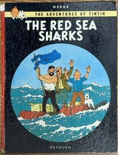 Tintin The Red Sea Sharks Herge 1970 Methuen UK Hardcover Vintage Comic Book picture