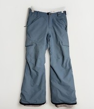 686 Girls Agnes Insulated Pant. Kids medium Snowboard Turquoise Cargo Adj Waist. picture