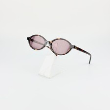 Miu Miu SMU04ZS Honey Havana Purple Lens Oval Sunglasses Made in Italy picture