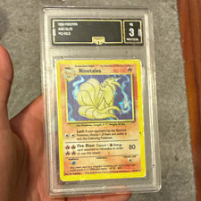 Wizards of the Coast Ninetales 12/102 Base Set Holo Rare English 80 HP picture