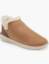 NEW Olukai Malua Hulu Shearling Boot Tan Tapa Size 8.5 picture
