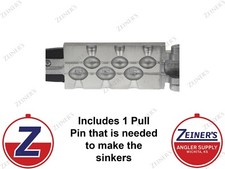 1122 New Do It Egg Sinker Mold 3 Cavities each of Size 1 oz and 1 1/2oz picture