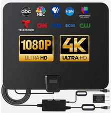 5600 Miles Digital TV Antenna Indoor HDTV Amplified Signal Booster 4K HD 1080P. picture