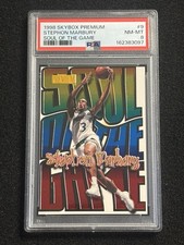 1998-99 Skybox Premium Stephon Marbury Soul Of The Game PSA 8 picture