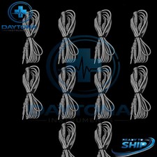 10pc European A+Quality Silicon Bipolar Cable 4mm Reusable & Autoclavable picture