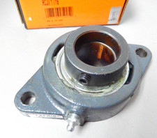 Timken Fafnir RCJT 1 7/16 Flange Mount Bearing 2 Bolt Eccentric Locking Collar picture