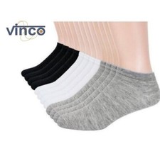 3-6-12 Pairs Men Women No Show Ankle Sport Socks Low Cut Socks Size 9-11 , 10-13 picture