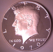 1970 S PROOF 40% SILVER KENNEDY HALF DOLLAR *FREE SHIPPING* IN STOCK picture