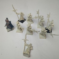 Dark Elf Black Guard of Naggarond x9 Warhammer Old World Metal OOP WFB  picture