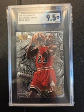 1995-96 Fleer Metal Nuts & Bolts #212 Michael Jordan SGC 9.5 picture