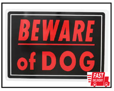 10 In. X 14 In. Aluminum Beware of Dog Sign picture
