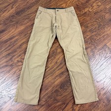 Kuhl Pants Mens 32 Beige Slax Lightweight Breathable Hiking Outdoors Stretch picture