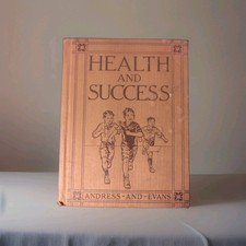 1925 Health and Success Textbook w/ 3 Vintage 1900s Photos Spokane WA Hecht Fami picture
