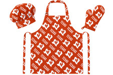 Northwest NCAA 3 Piece Set - Apron Oven Mitt and Hat, UT Austin picture