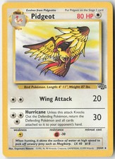Pidgeot 24/64 Rare Jungle Pokemon Unlimited Moderately Played picture