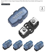 Lot Of 15 Recoil SFH11-5 Compact Mini-ANL Inline Fuse-holder 4/8 Gauge  picture
