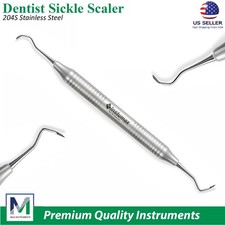 Sickle Scaler 204s Dental Hand Instruments Pro Periodontal Hygiene Pick Tool CE picture